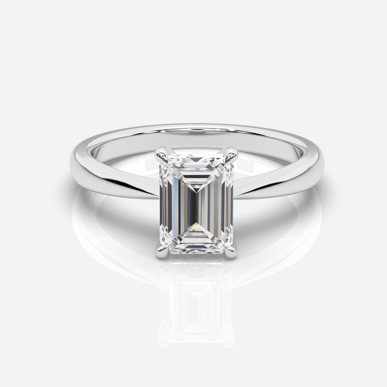Ava Solitaire Emerald